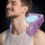 Halskühler ohne Blades – Tragbarer Ventilator mit Kühlplatte und LED-Anzeige
