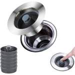 Hochwertige Edelstahl-Küchenspüle mit 3-in-1 Abflussfilter
