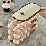 Egg Roller Refrigerator Organizer | Automatic Storage System