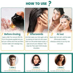 Schwarzes Haarfärbeshampoo für strahlende Ergebnisse