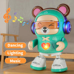 Tanzender Bär mit Musik und Lichteffekten – Bewegung und Spaß
