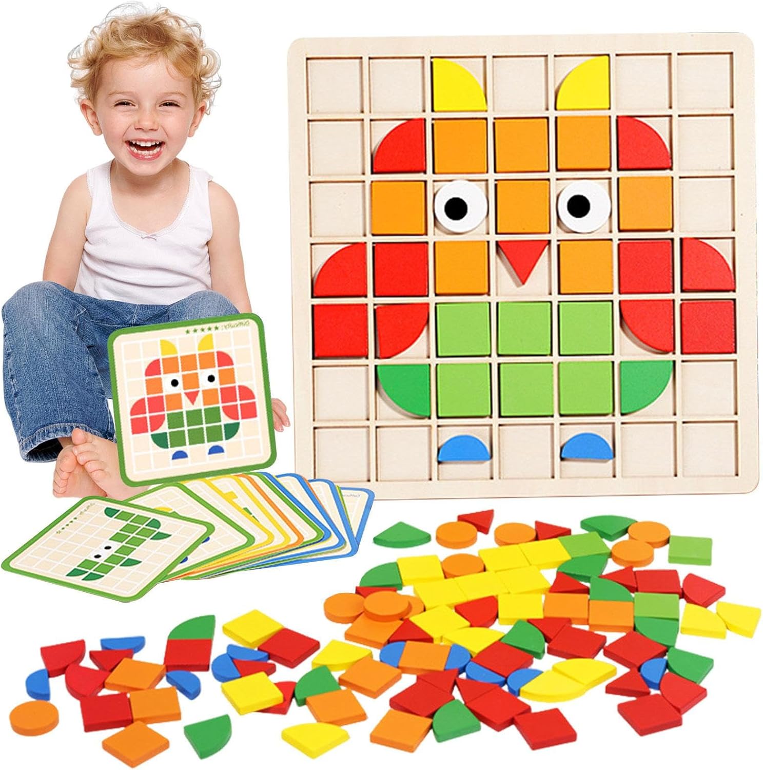 Puzzle aus Holz für Kleinkinder