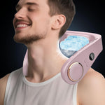 Halskühler ohne Blades – Tragbarer Ventilator mit Kühlplatte und LED-Anzeige