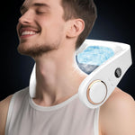 Halskühler ohne Blades – Tragbarer Ventilator mit Kühlplatte und LED-Anzeige