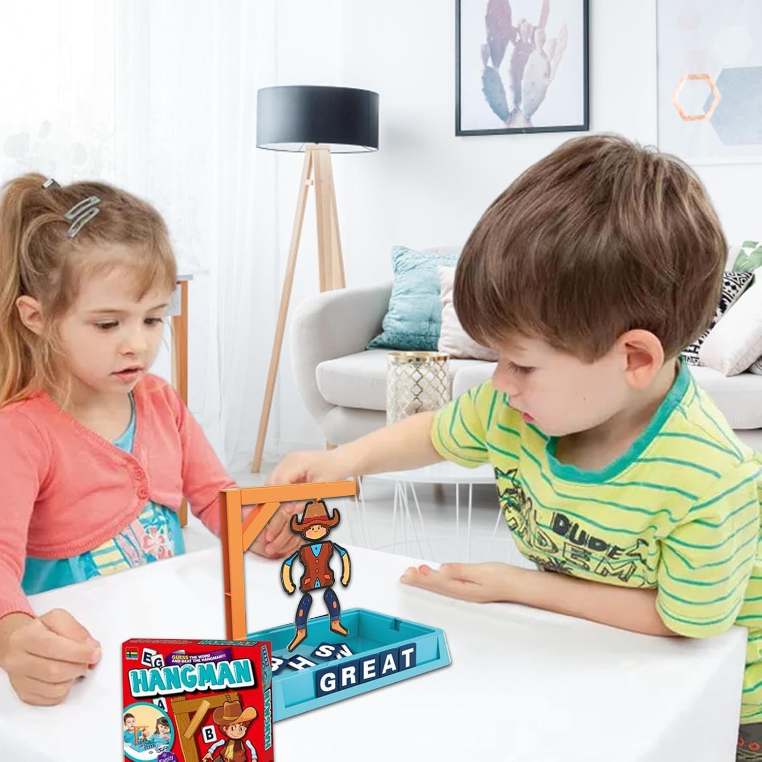 Wortspiel Hangman im Cowboy-Stil