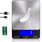 Präzise Küchenwaage mit LCD-Display – Bis zu 15 kg