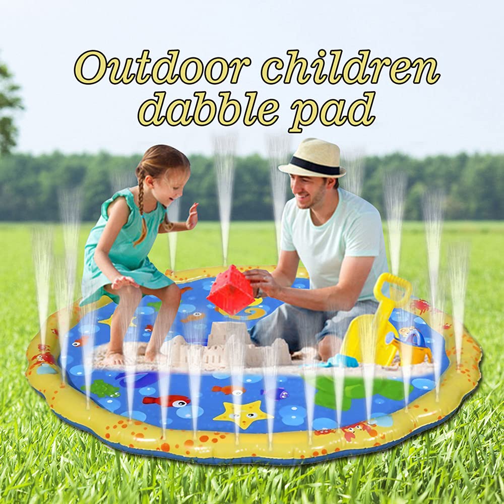 Spritzmatte für den Garten – Wasserspielmatte für Kinder im Sommer