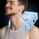 Halskühler ohne Blades – Tragbarer Ventilator mit Kühlplatte und LED-Anzeige