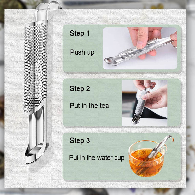 Wiederverwendbarer Teefilter aus Edelstahl – Perfekte Teezubereitung