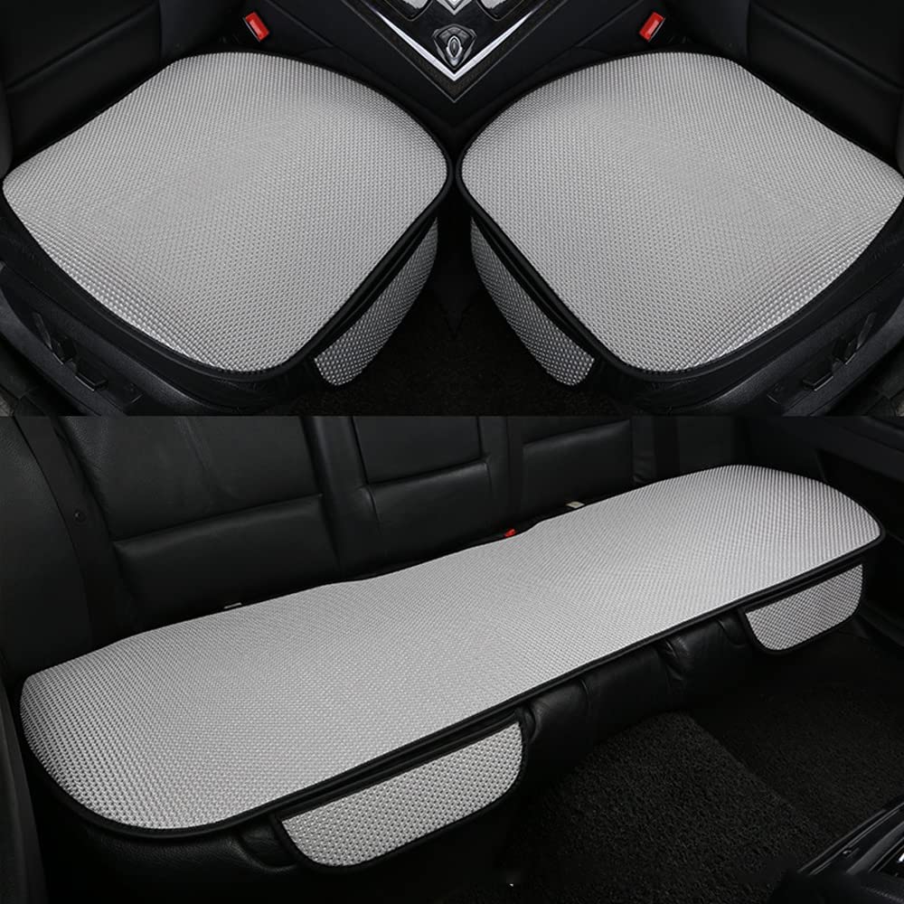 BreezeComfort Autoabdeckungsset – Atmungsaktive Eis-Seitenpolster mit Massageeffekt