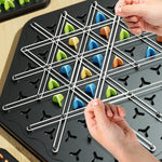 Denkspiel mit Gummibändern - Schach für strategisches Denken