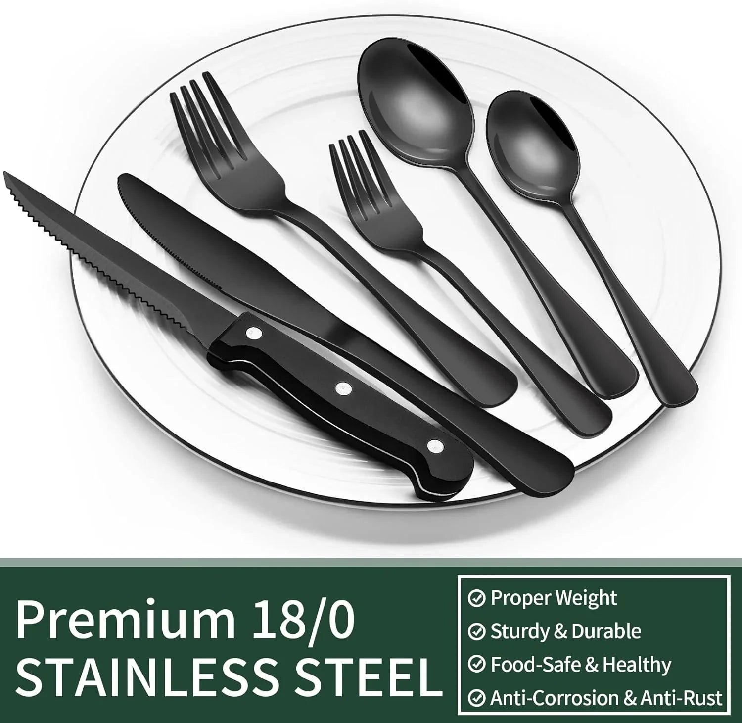 Elegantes 24-teiliges Besteckset für 4 Personen