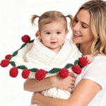 Florale Eleganz – Handgefertigte Tagesdecke mit 3D-Rosenmuster