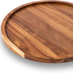 Elegant Wooden Tray – Round Serving Dish for Any Occasion
