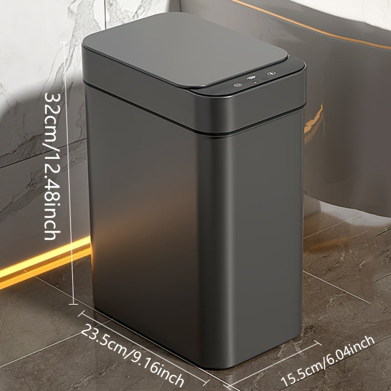 Set mit 2 intelligenten Sensor-Mülleimern – berührungslos und kompakt (schwarz)