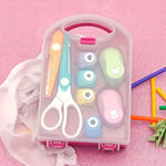 Bastelset für Kinder mit Scheren und Stanzen – Sicher und kreativ