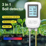 BodenGuru 3-in-1 Soil Tester for Plants | pH, Moisture & Temperature