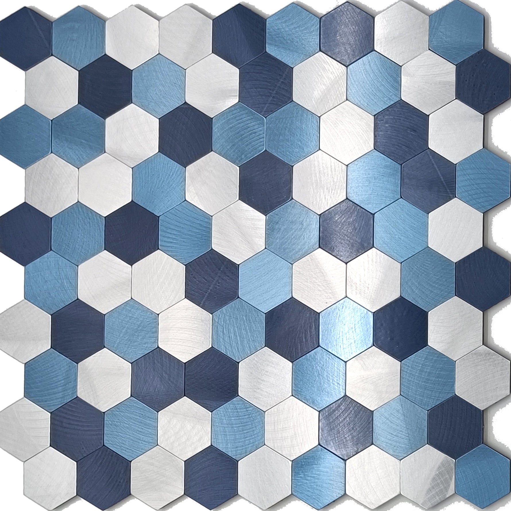 Elegante Metall-Mosaikfliesen – Einfaches Anbringen und Entfernen