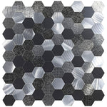 Elegante Metall-Mosaikfliesen – Einfaches Anbringen und Entfernen