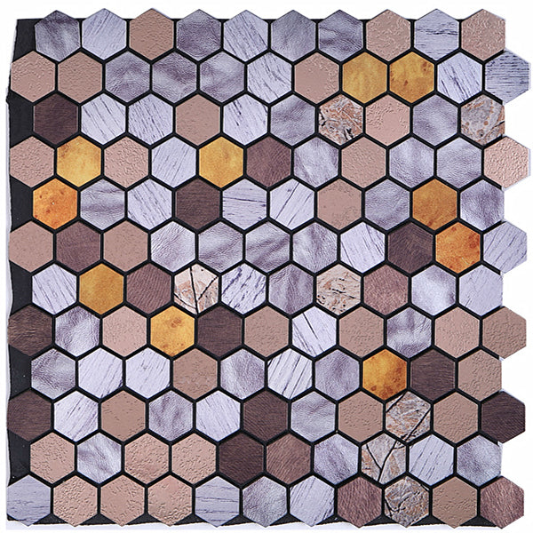 Elegante Metall-Mosaikfliesen – Einfaches Anbringen und Entfernen