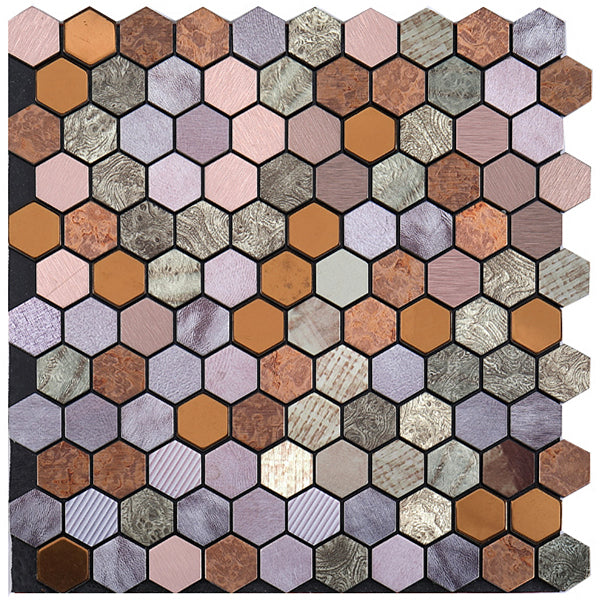 Elegante Metall-Mosaikfliesen – Einfaches Anbringen und Entfernen
