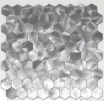 Elegante Metall-Mosaikfliesen – Einfaches Anbringen und Entfernen