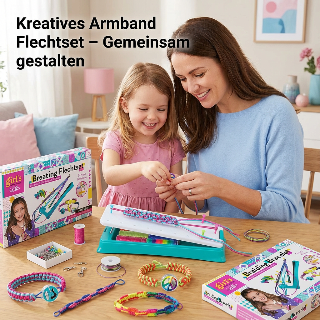Flechtset für kreatives Armbanderstellen