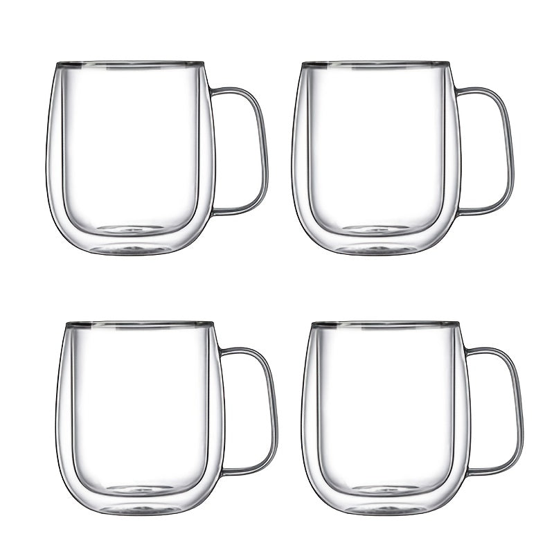 Eleganter Isolierbecher aus Borosilikatglas – Hitzebeständig & Stilvoll