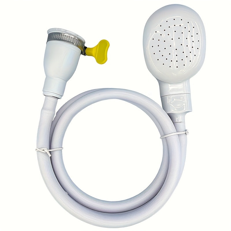 Multifunctional showerhead with flexible hose for household