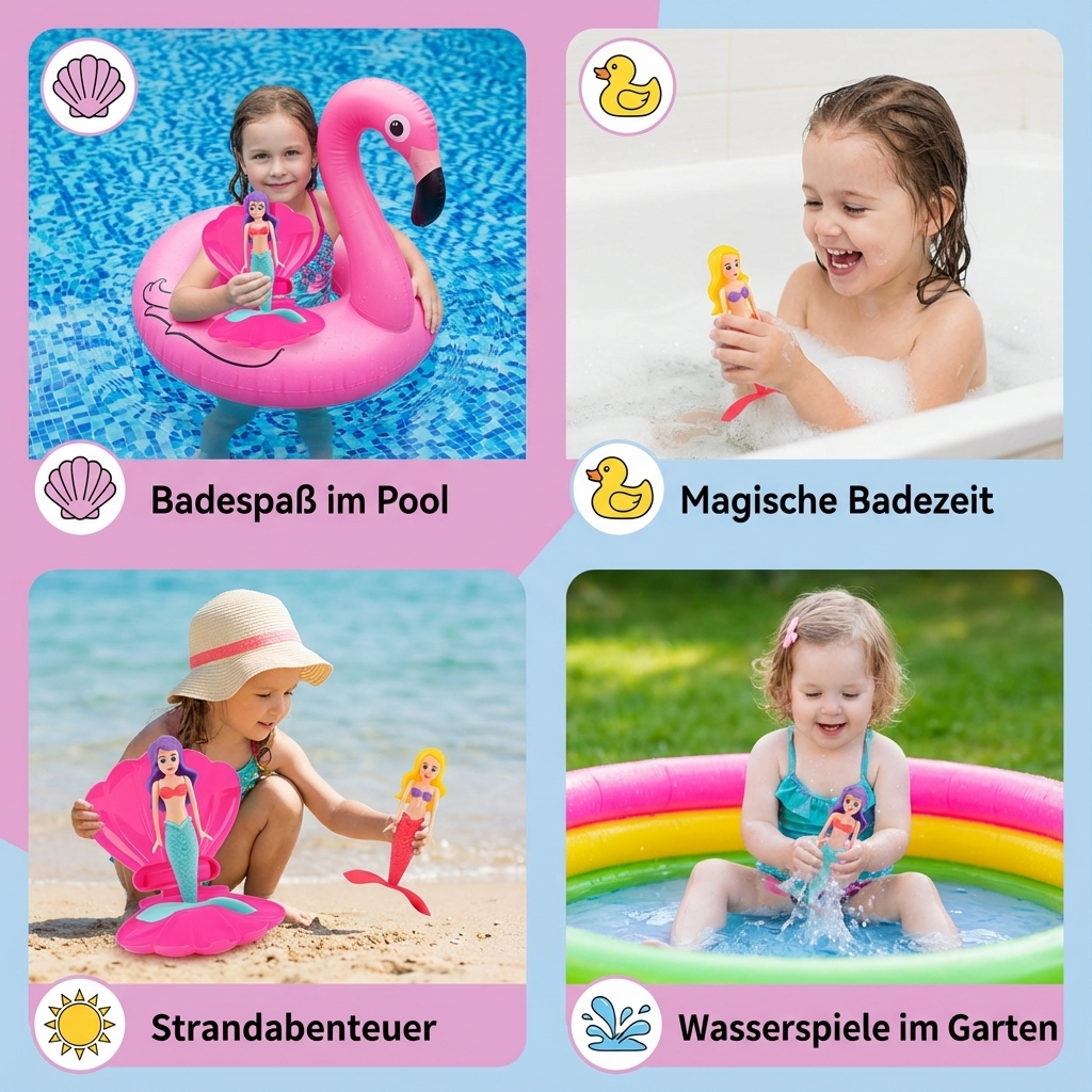 Wasserspielzeug in Form einer Meerjungfrau – Magisch und Spaßig