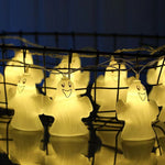 Fröhliche Kürbislichter für Halloween-Atmosphäre