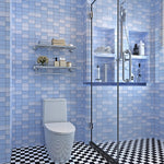Farbenfrohe Mosaik-Fliesen für die Dusche - Wasserfest und Selbstklebend