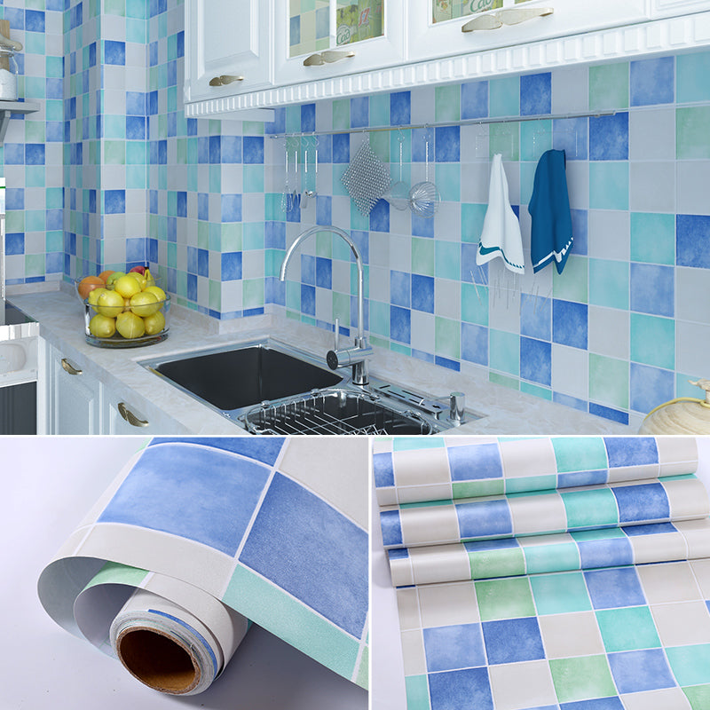 Farbenfrohe Mosaik-Fliesen für die Dusche - Wasserfest und Selbstklebend