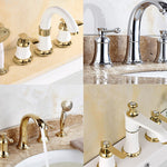 Eleganter Badewannenarmatur mit Deckmontage für modernes Badezimmer