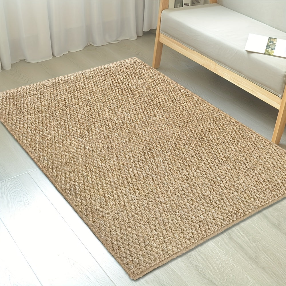 Robust Jute-Look Doormat – Washable Floor Protection for Home & Office