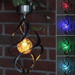 Solarbetriebene LED-Windspiele mit Farbwechsel – magische Gartenbeleuchtung