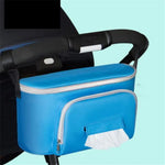 Isolierte Wickeltasche für Kinderwagen mit Feuchttuchspender