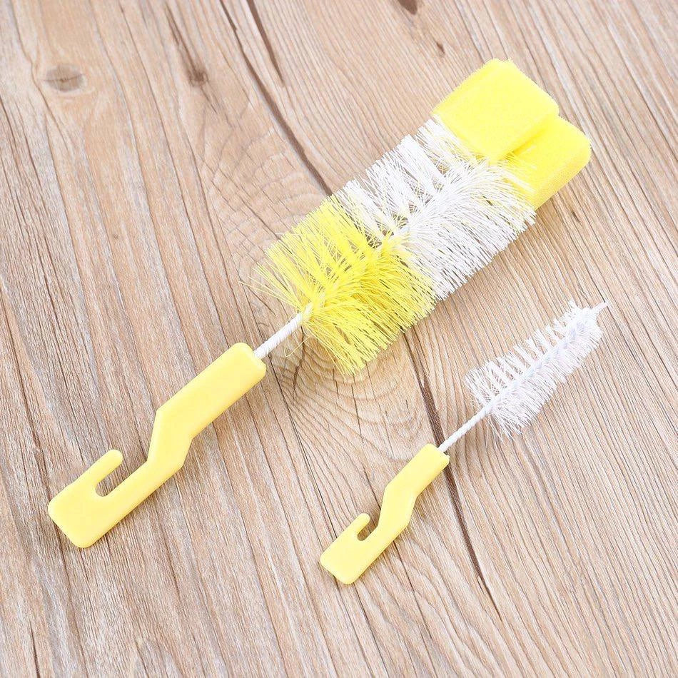 Set zur Flaschenreinigung für Säuglinge – Bürsten für Flaschen und Nuckel