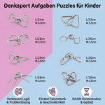 Rätsel und Denksportübungen für Kinder