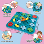 Puzzle für Straßen im Montessori-Stil
