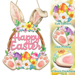 Spring Magic Wooden Easter Decoration | 29.5×19.5 cm