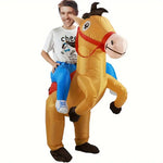 Inflatable Horse Costume for Adults - Cowboy Style for Parties