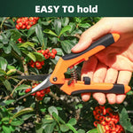 GartenProfi 3-Piece Scissor Set | High-Quality Stainless Steel Tools | Ergonomic, Non-Slip Handle