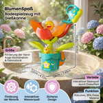 Badespielzeug mit Gießkanne für Blumenliebhaber
