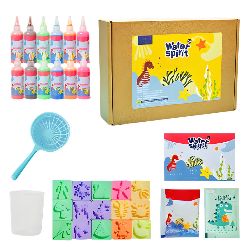 Bunte 3D Wasserperlen Bastelset – Kreativer Spaß für Kinder