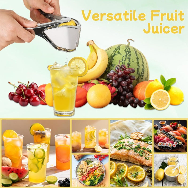 Einfacher Zitruspresse für flache Früchte