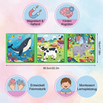 Montessori Puzzlebuch mit Magneten