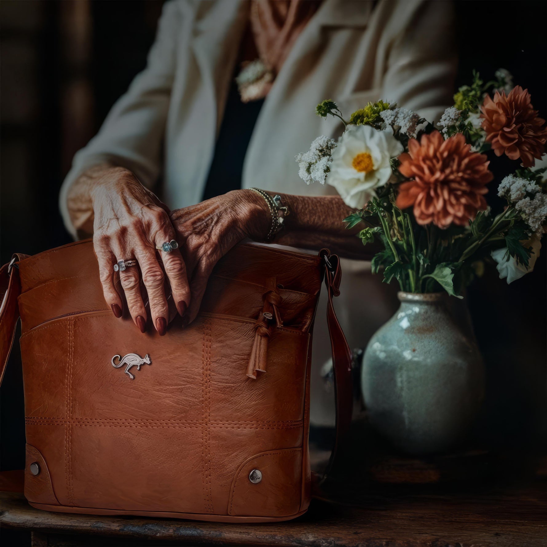 Elegante Damenhandtasche – Stilvolle Lederkreation