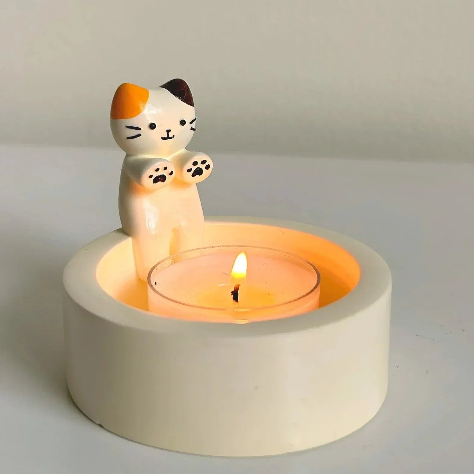 Katze Teelichthalter – Niedliches Design für gemütliche Atmosphäre