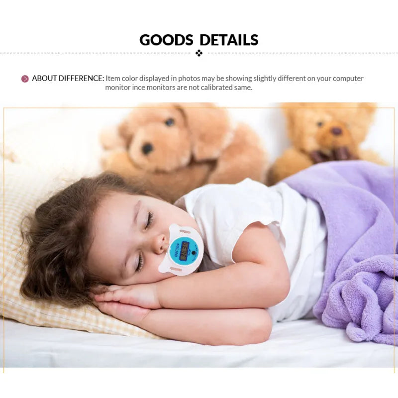 Babythermometer im Schnuller-Design – Digitalanzeige